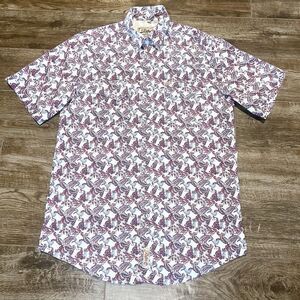 Rafter C Proflex 45 Performance Shirt Mens M Pearl Snap Paisley Cowboy Western